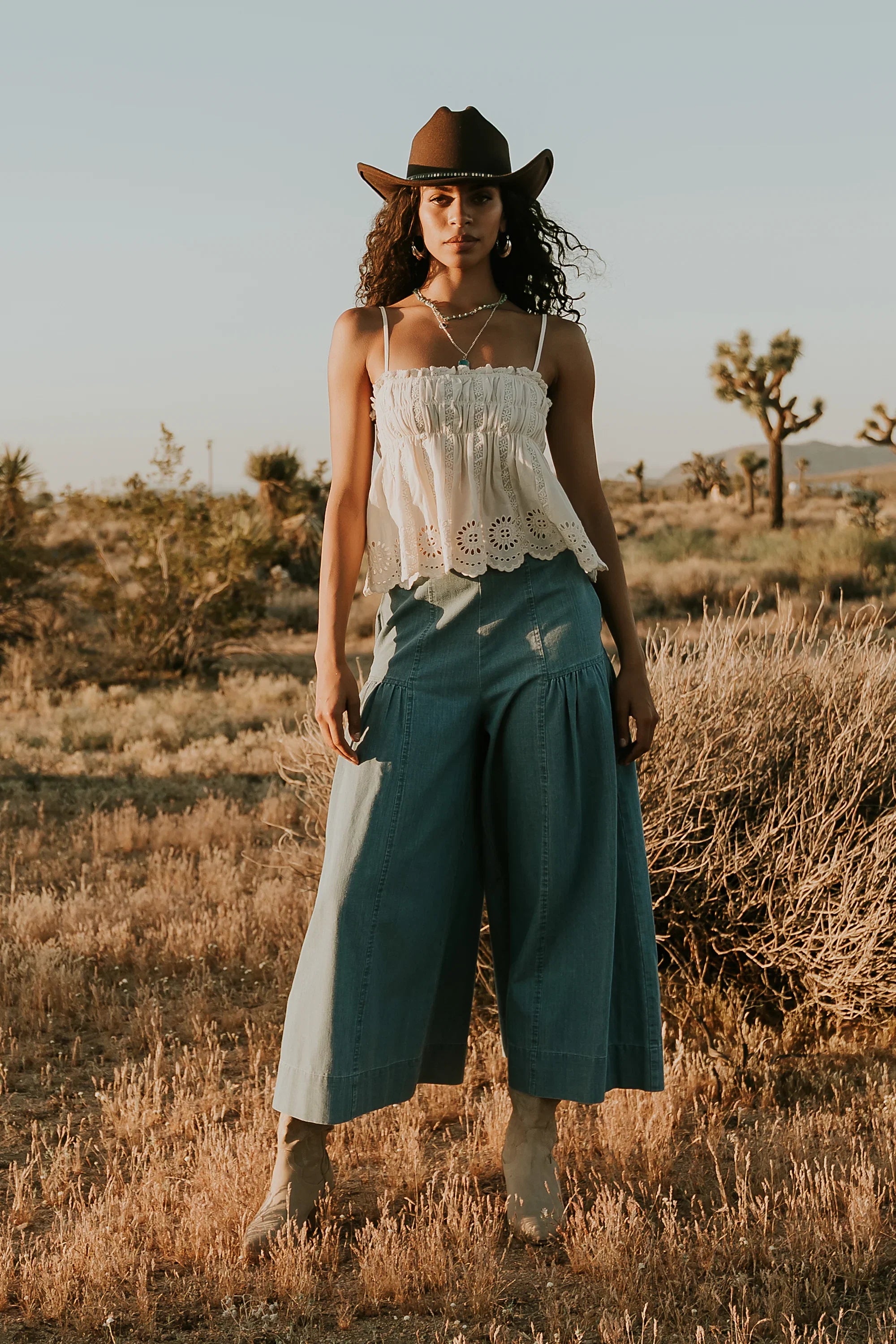 Karrie Embroidered Tank Top