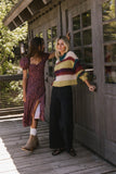 Tennyson Striped Sweater in Green FINAL SALE