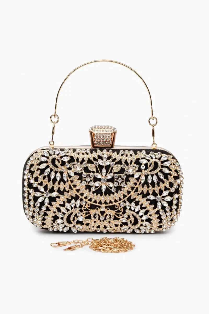 Luxurious Flower Clutch Bag
