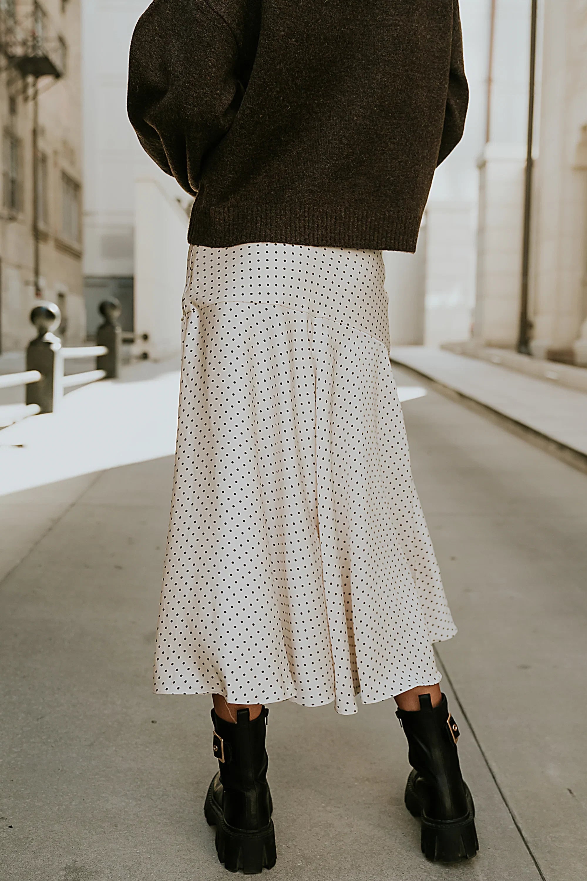 Everly Satin Midi Skirt FINAL SALE