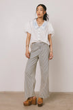 Fiorelle Striped Wide Leg Jeans FINAL SALE