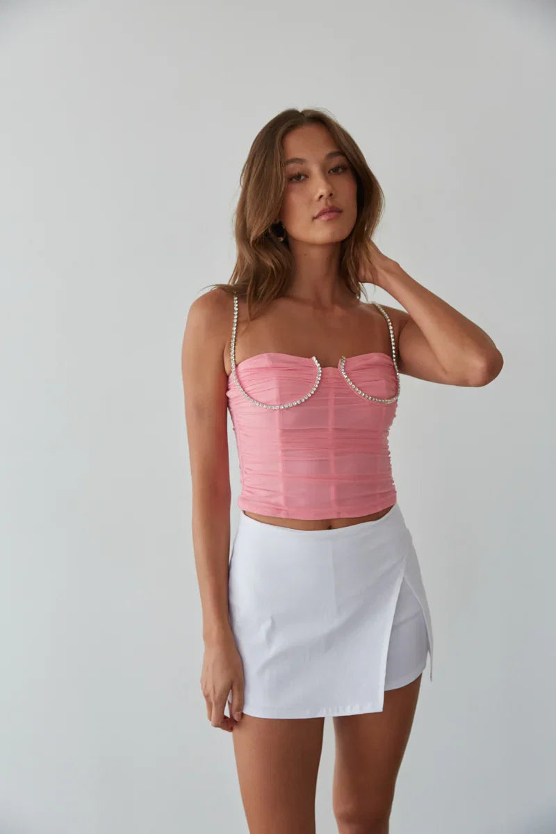 Jordy High Rise Envelope Skort