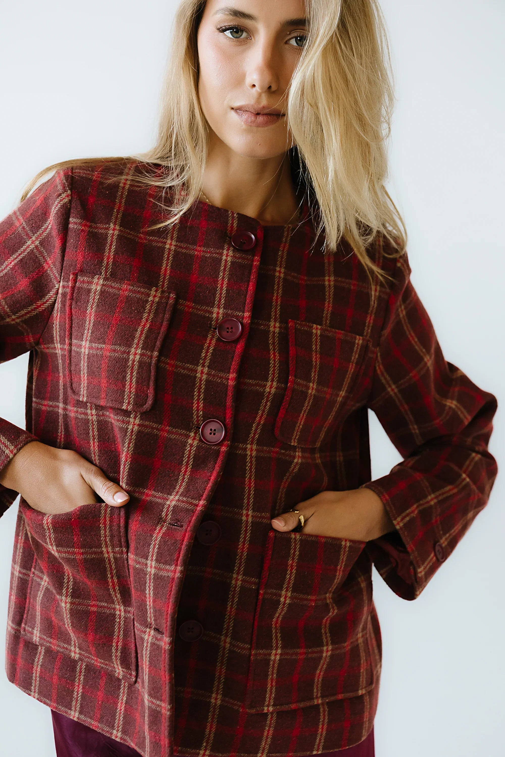 Quinley Plaid Jacket