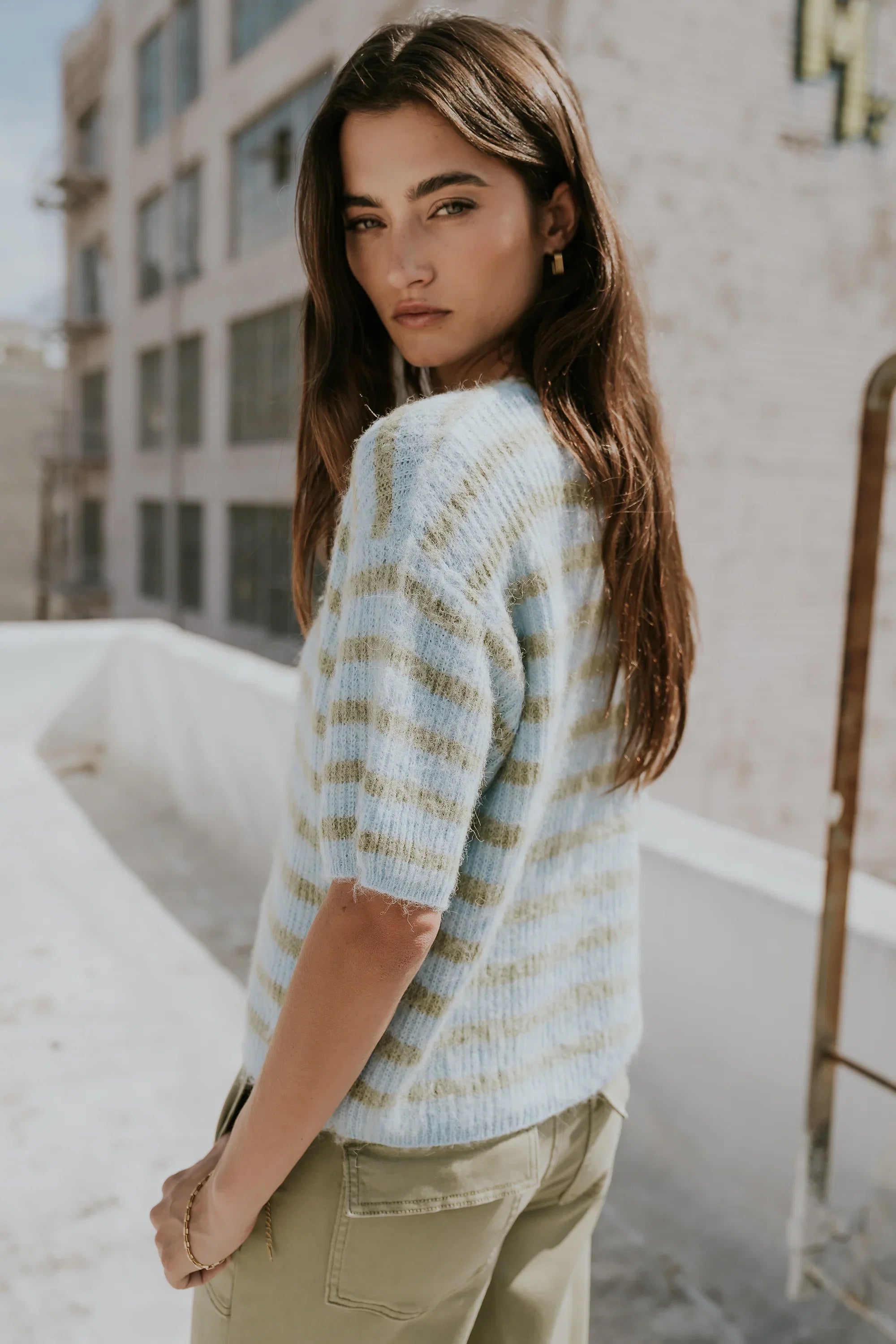 Linny Striped Sweater