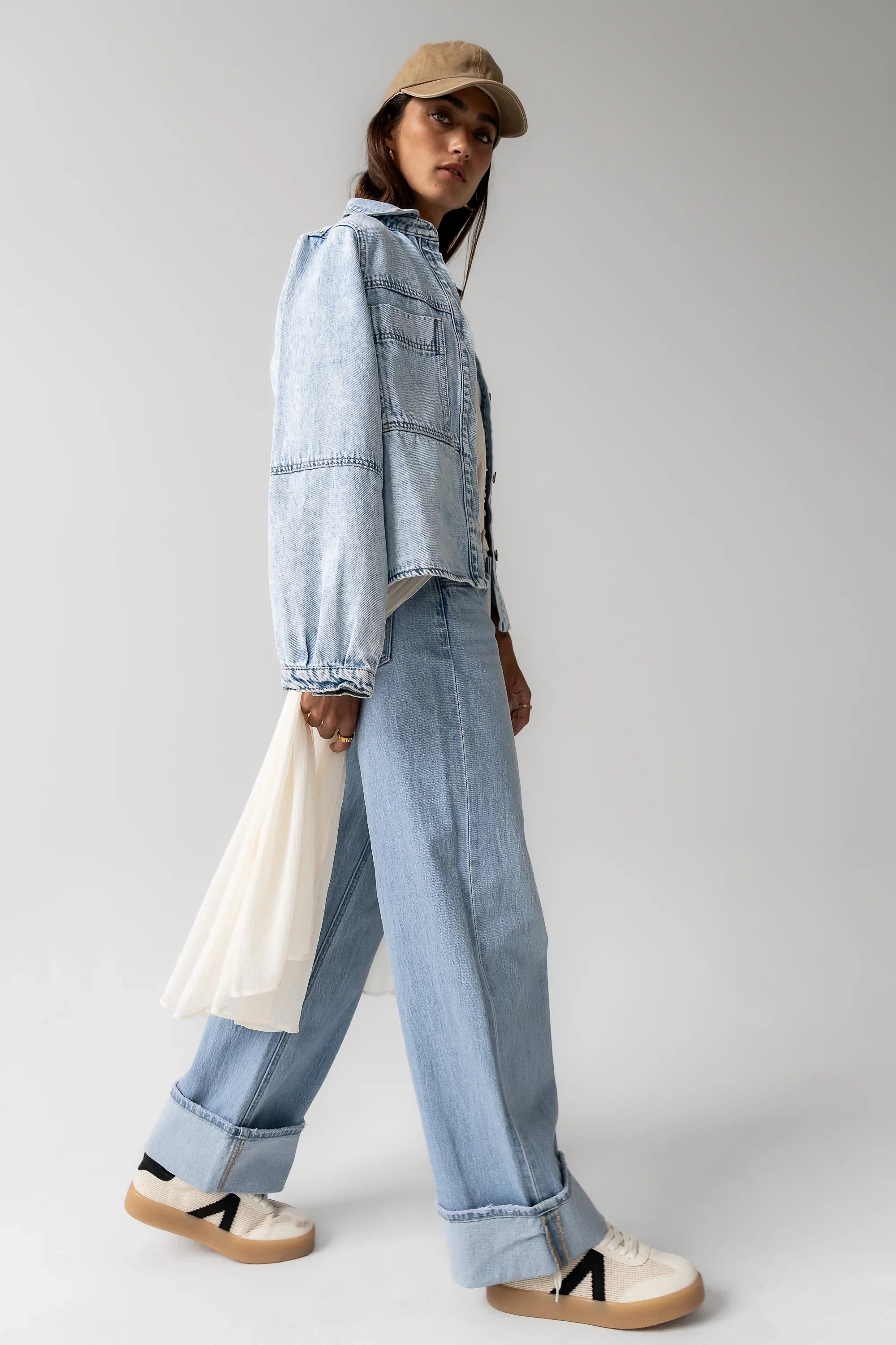 Marcia Cuffed Baggy Jeans