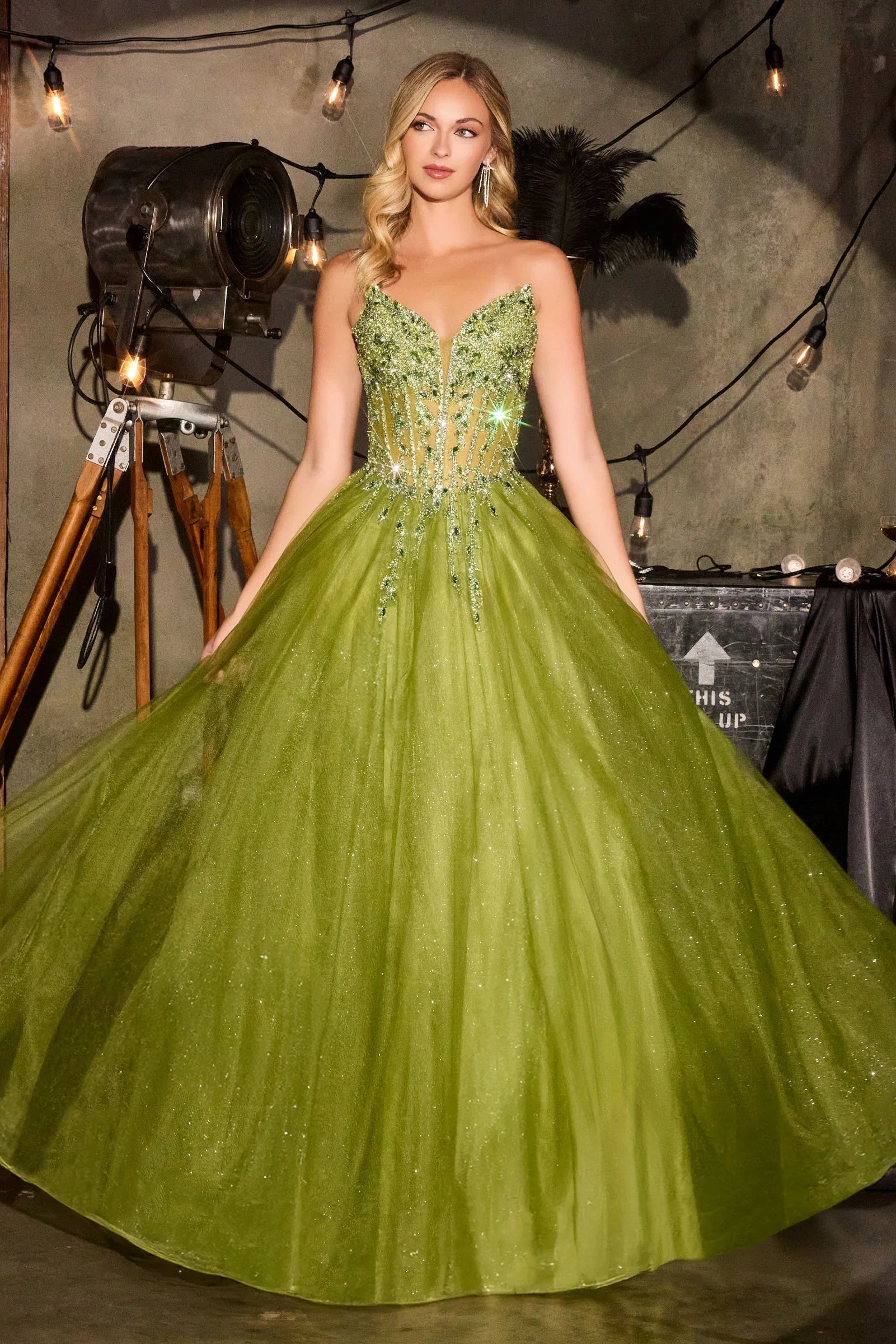 Jolia Gown A Line Corset Tulle Dress