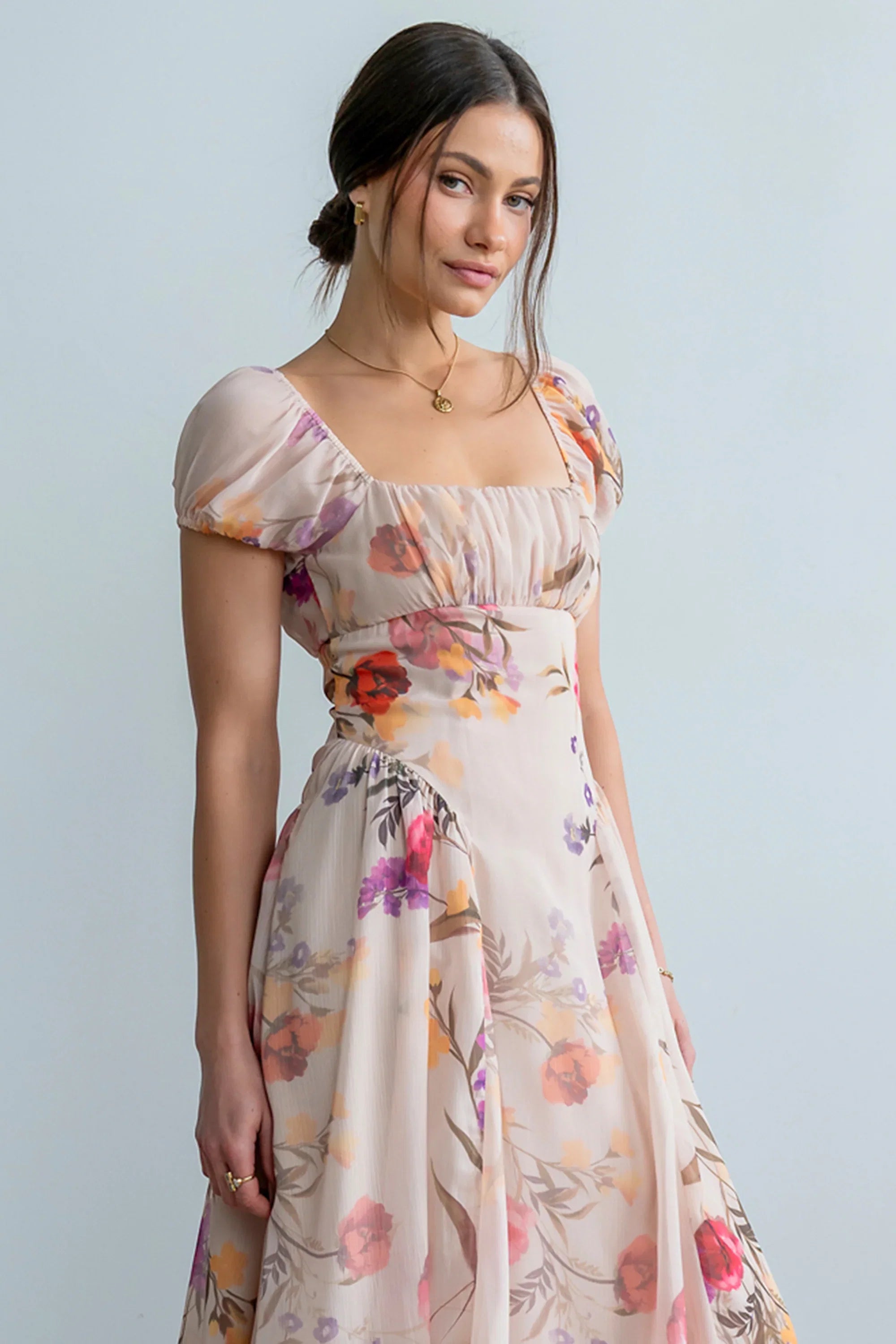 Carly Floral Midi Dress