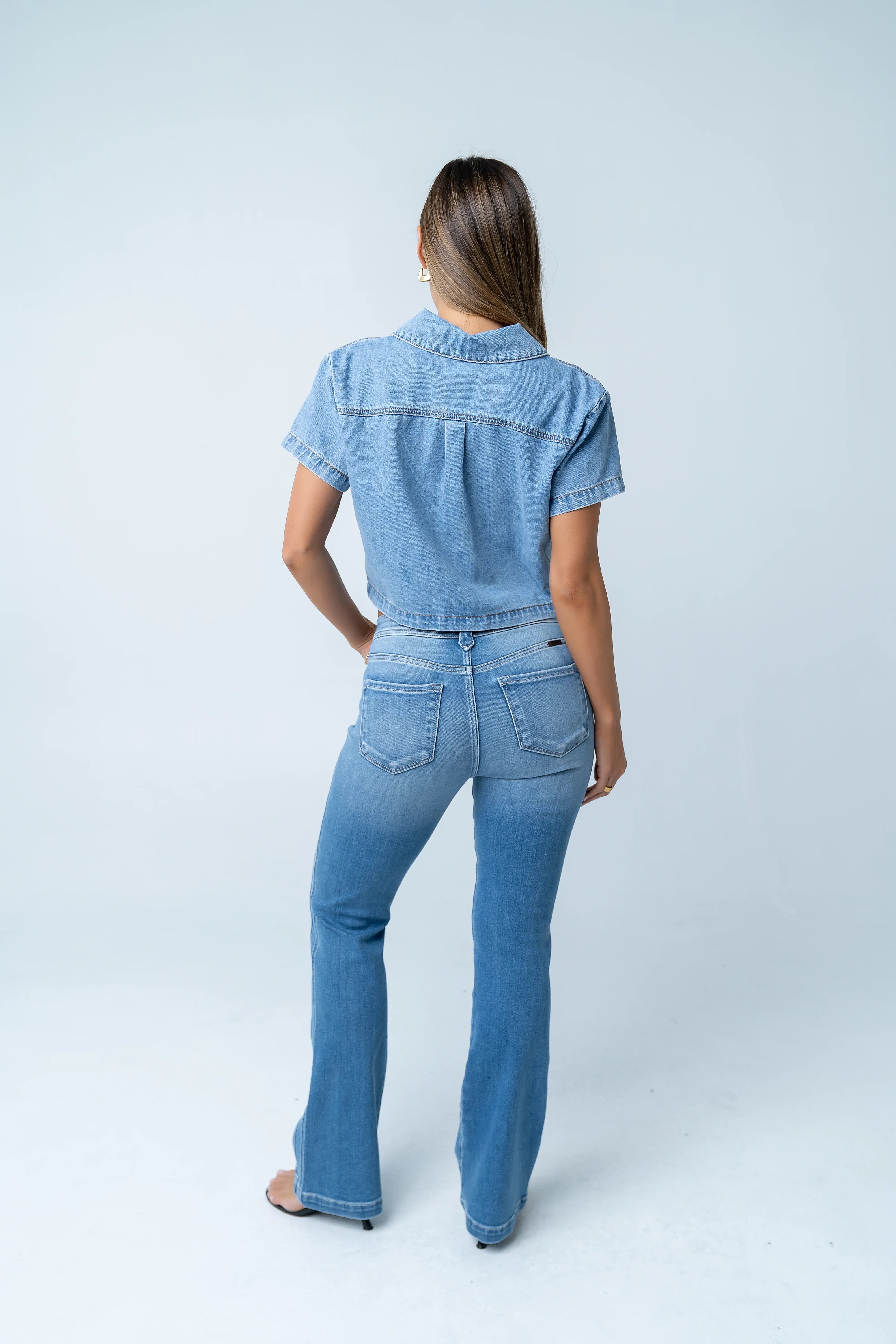 Masha Denim Button Up