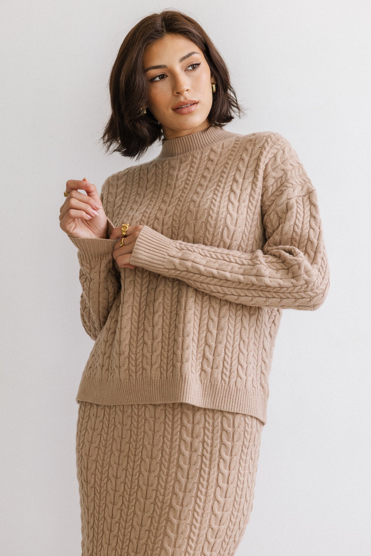 Renley Cable Knit Sweater FINAL SALE