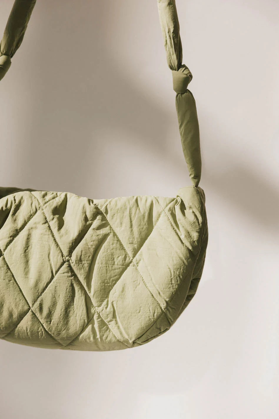Whimsy Quilted Bag in Sage FINAL SALE