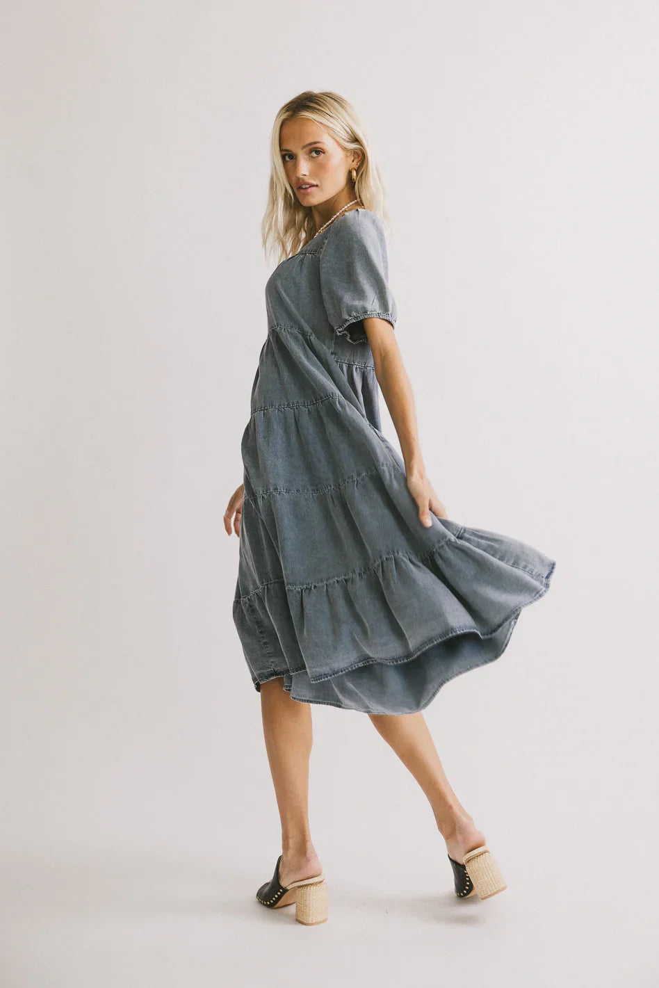 Maribel Denim Midi Dress FINAL SALE