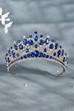 Purple Princess Rhinestone Crowns for Women