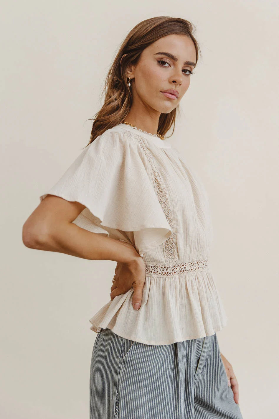 Gwen Textured Blouse FINAL SALE