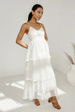 Dani Midi Dress in Ivory FINAL SALE