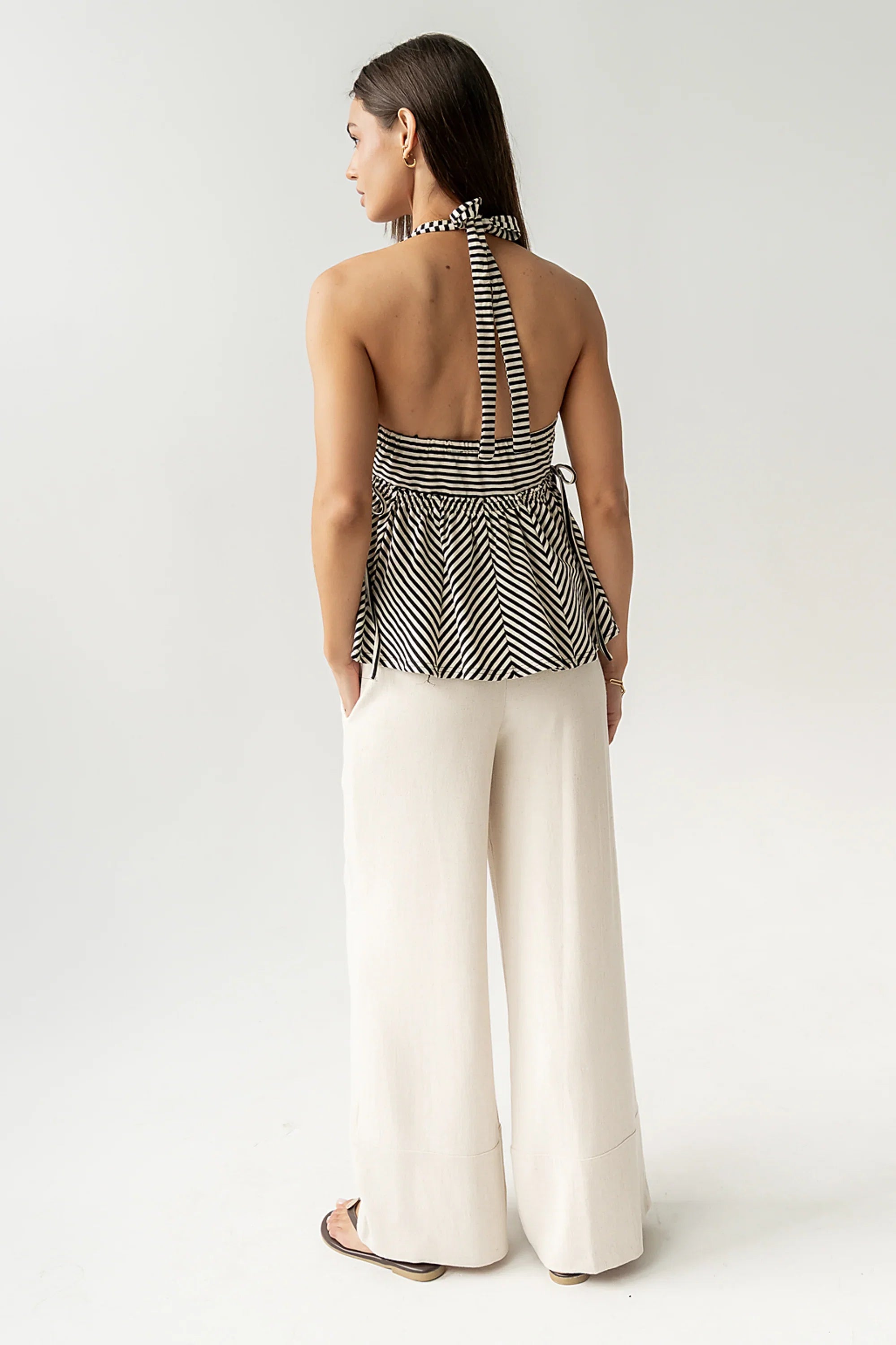 Holden Striped Halter Top
