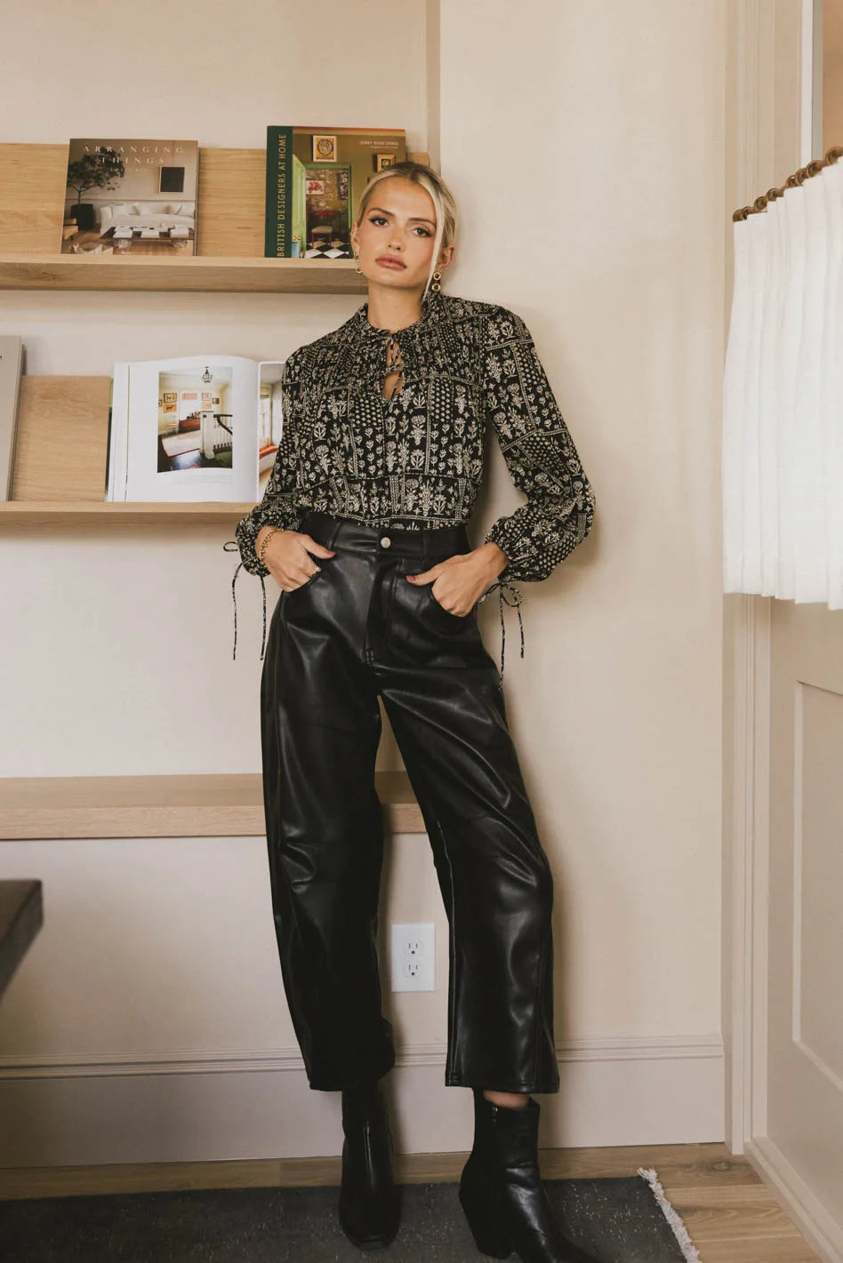 Isolde Printed Blouse FINAL SALE