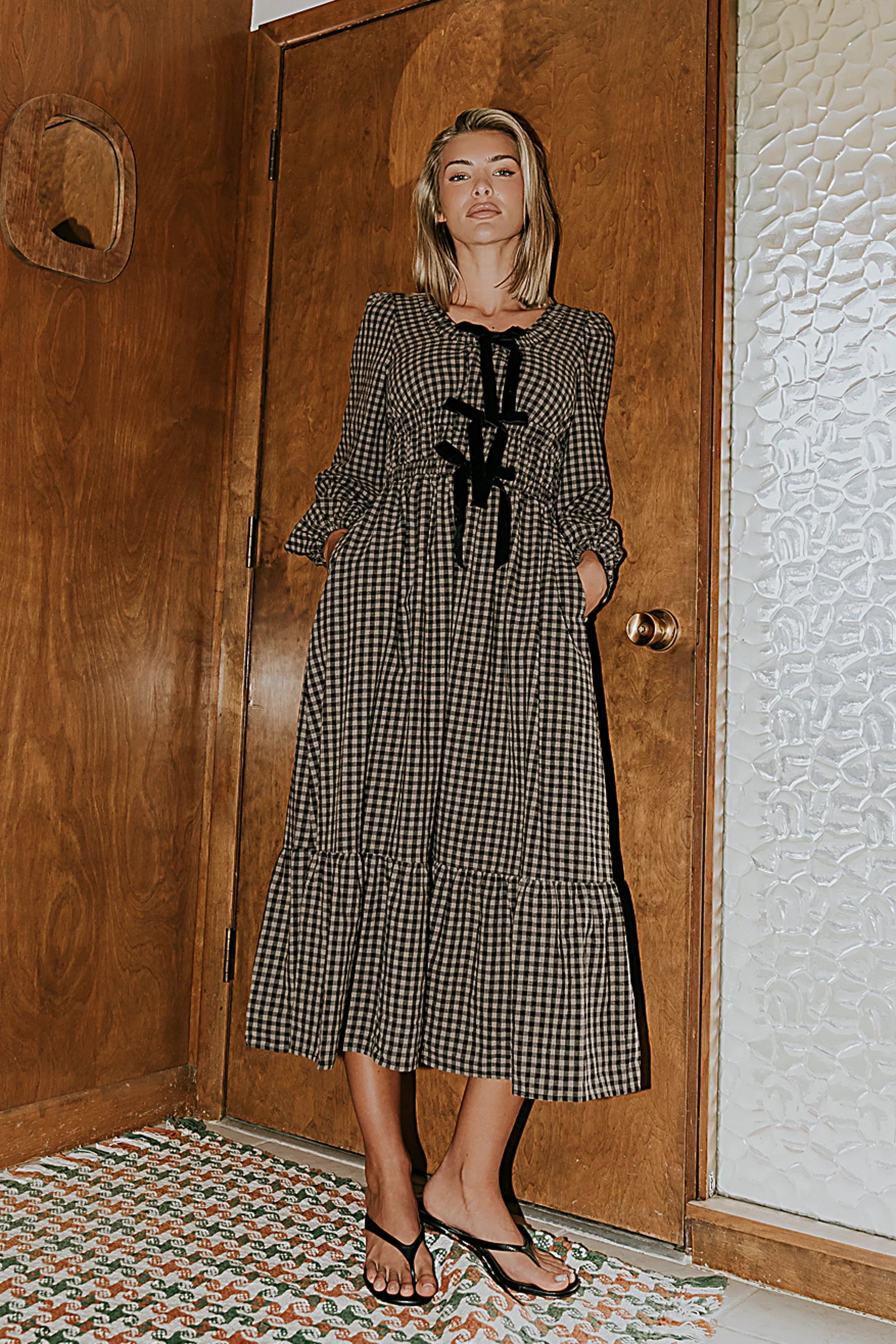 Anista Anne Maxi Dress in Black
