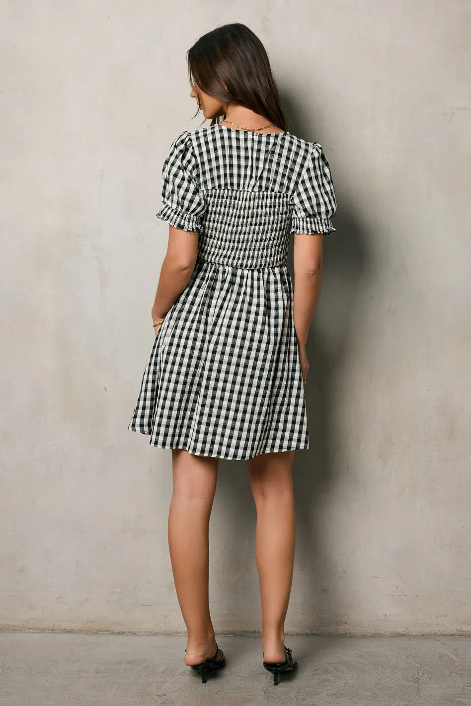 Shailee Smocked Mini Dress FINAL SALE