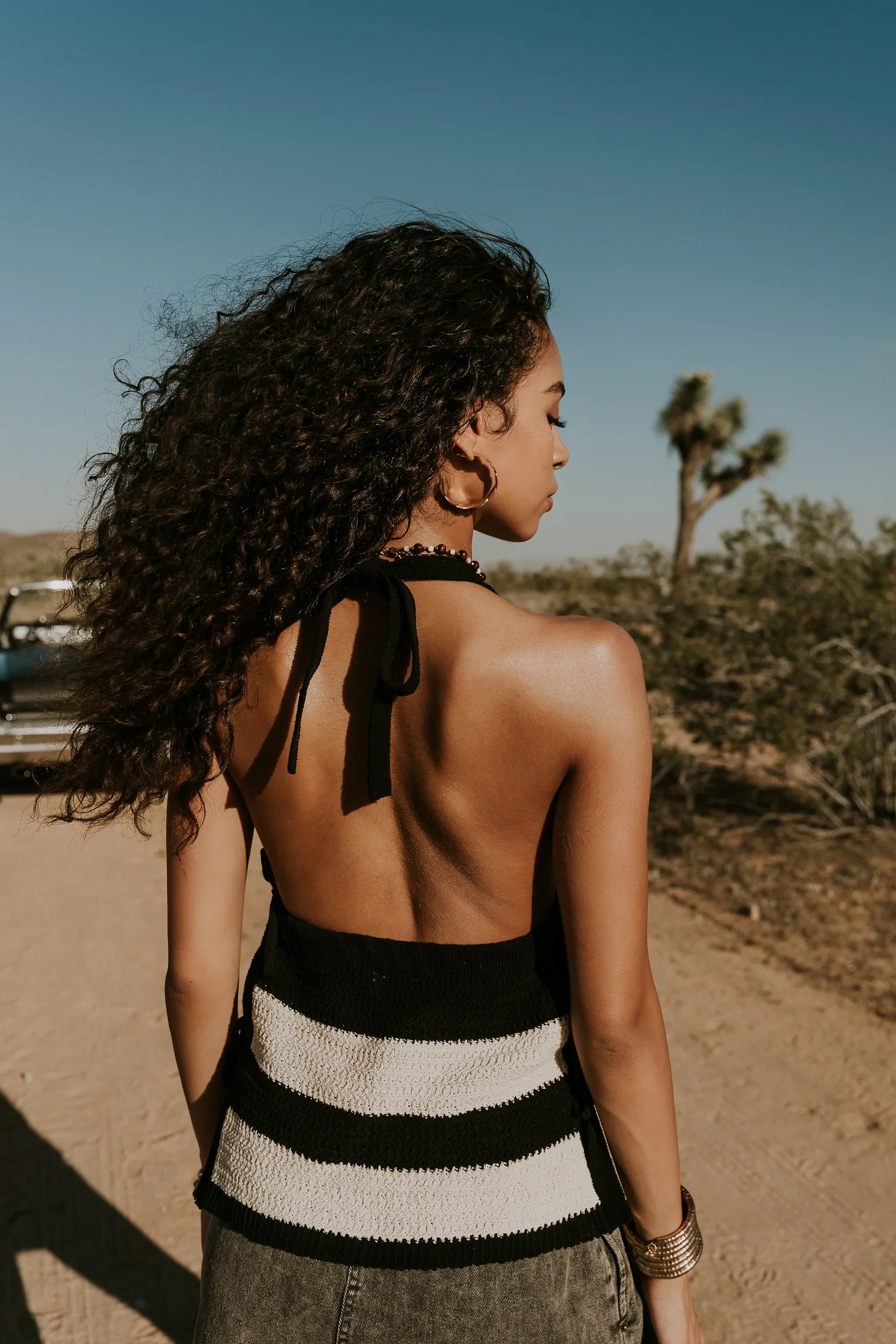 Hadley Striped Halter Top