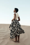 Noco Abstract Print Skirt FINAL SALE