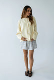 Kaia Knit Cardigan in Butter Yellow