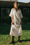 Paulina Embroidered Maxi Dress FINAL SALE