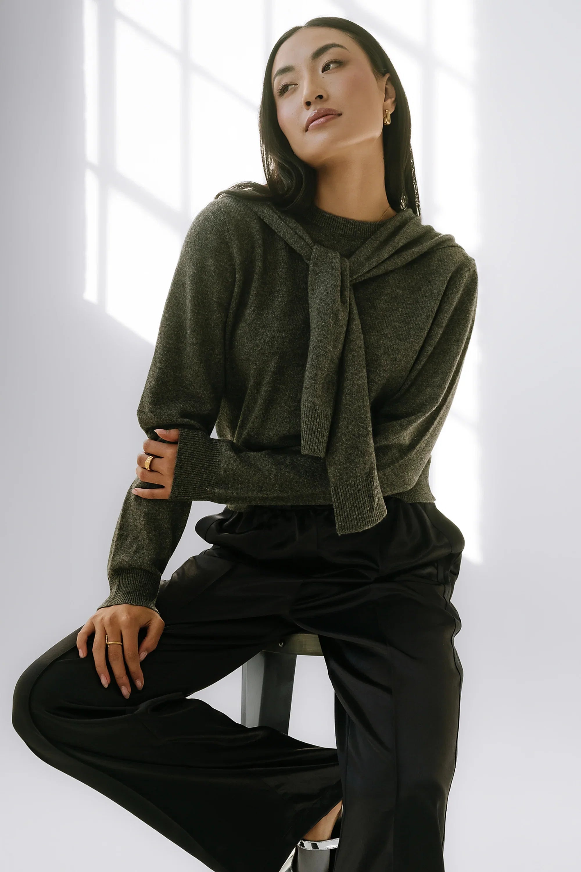 Raegan Tie Sweater