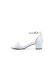 Floral Embellished Block Heel Sandal
