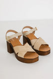 Seychelles Paloma Platform Heels in Sand