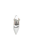 Glitter Pointed Toe Rhinestone Strappy Slip on Stiletto Heels