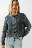 Josephine Knit Sweater in Navy FINAL SALE