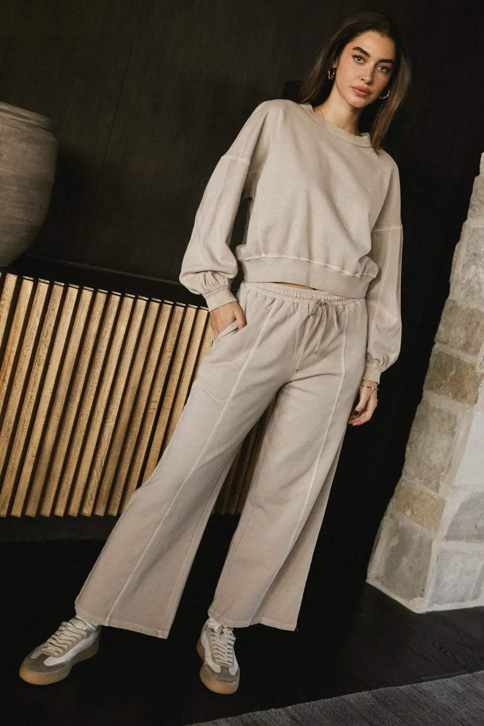 Sutton Sweatpants in Bone FINAL SALE