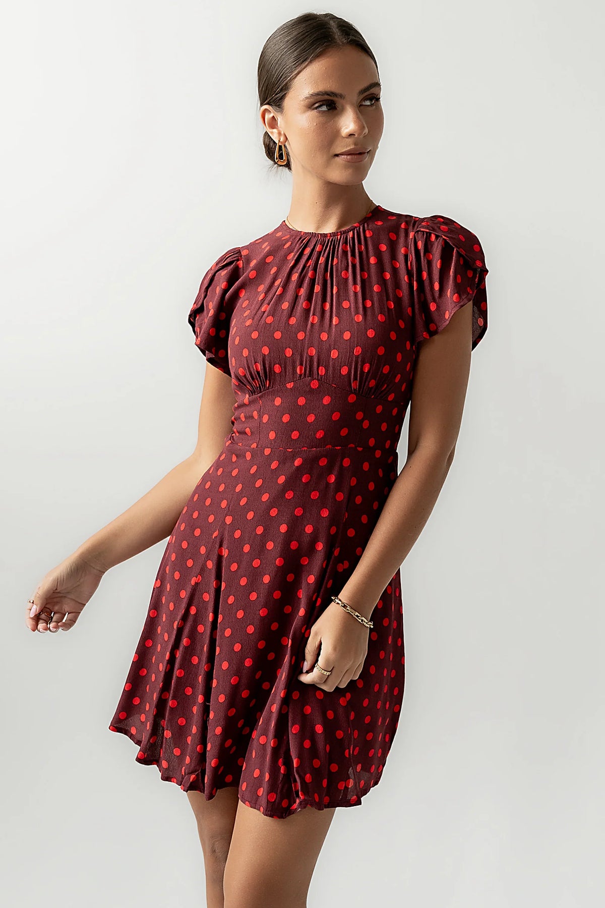 Brandy Polka Dot Mini Dress FINAL SALE
