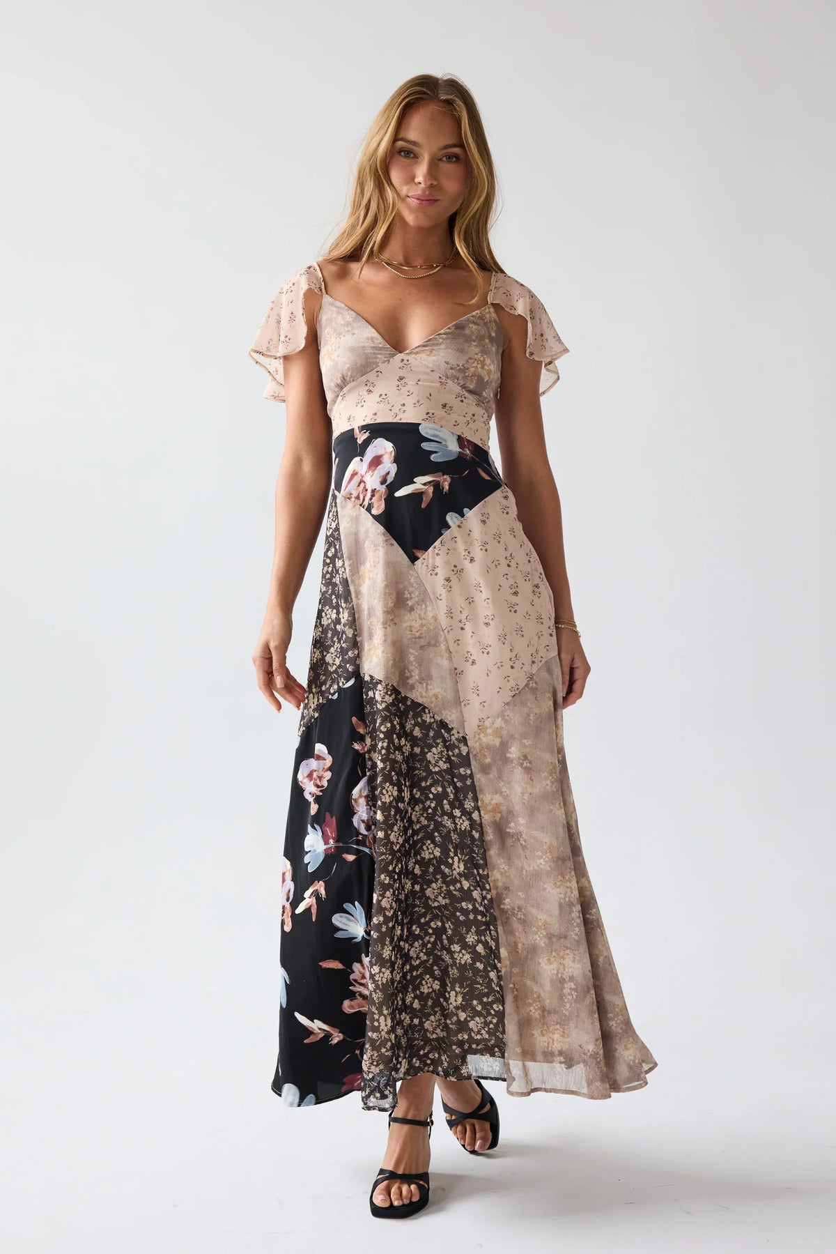 Zola Patchwork Maxi Dress FINAL SALE