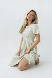 Scotty Embroidered Midi Dress