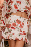 Posie Floral Mini Skirt