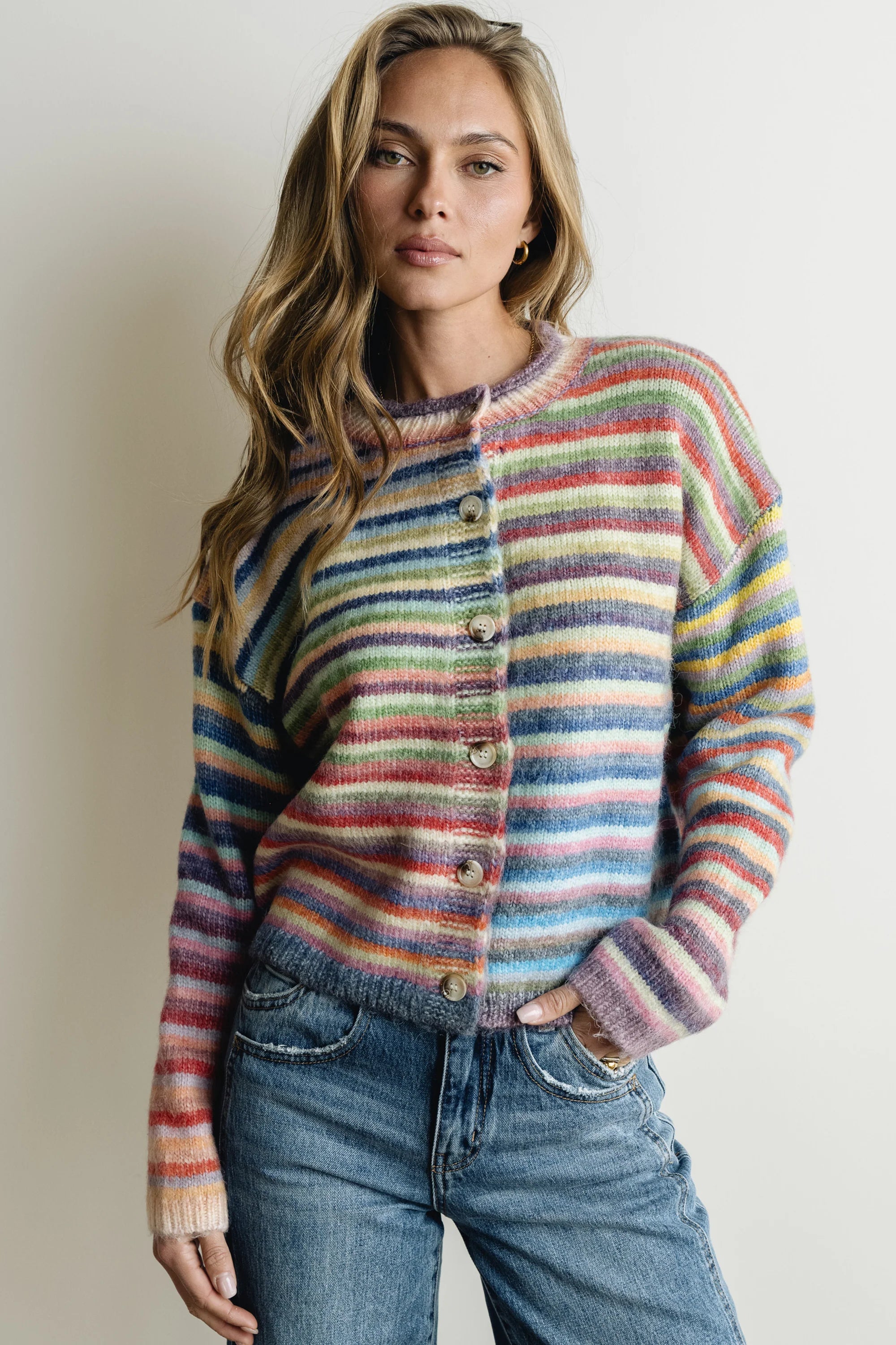 Emmy Knit Cardigan in Multi
