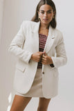Crystal Blazer in Cream FINAL SALE