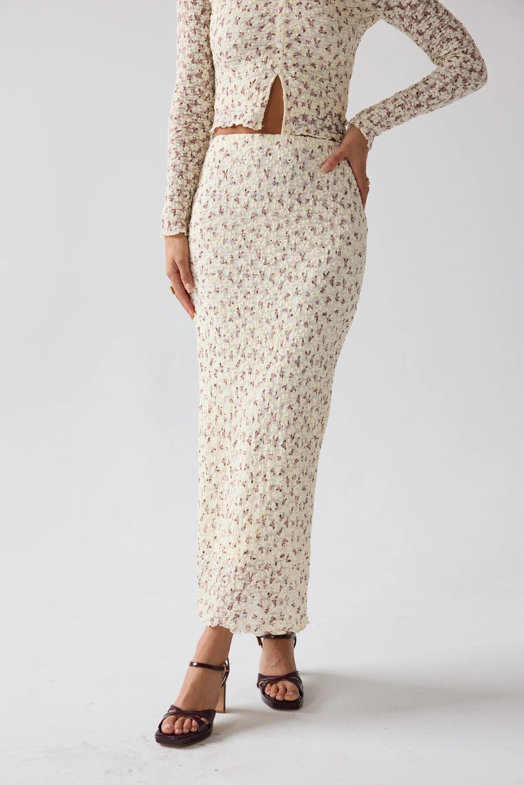 Reggie Floral Maxi Skirt