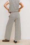 Zia Striped Bottoms in Black
