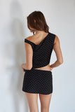 Leena Polka Dot Micro Mini Skort