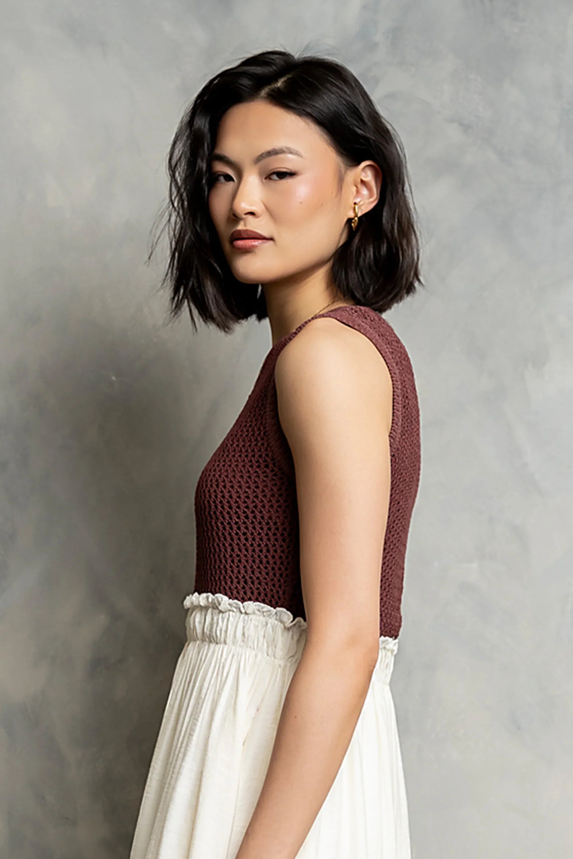 Serafina Maxi Dress in Marsala