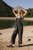 Isaura Tie Overalls in Black FINAL SALE