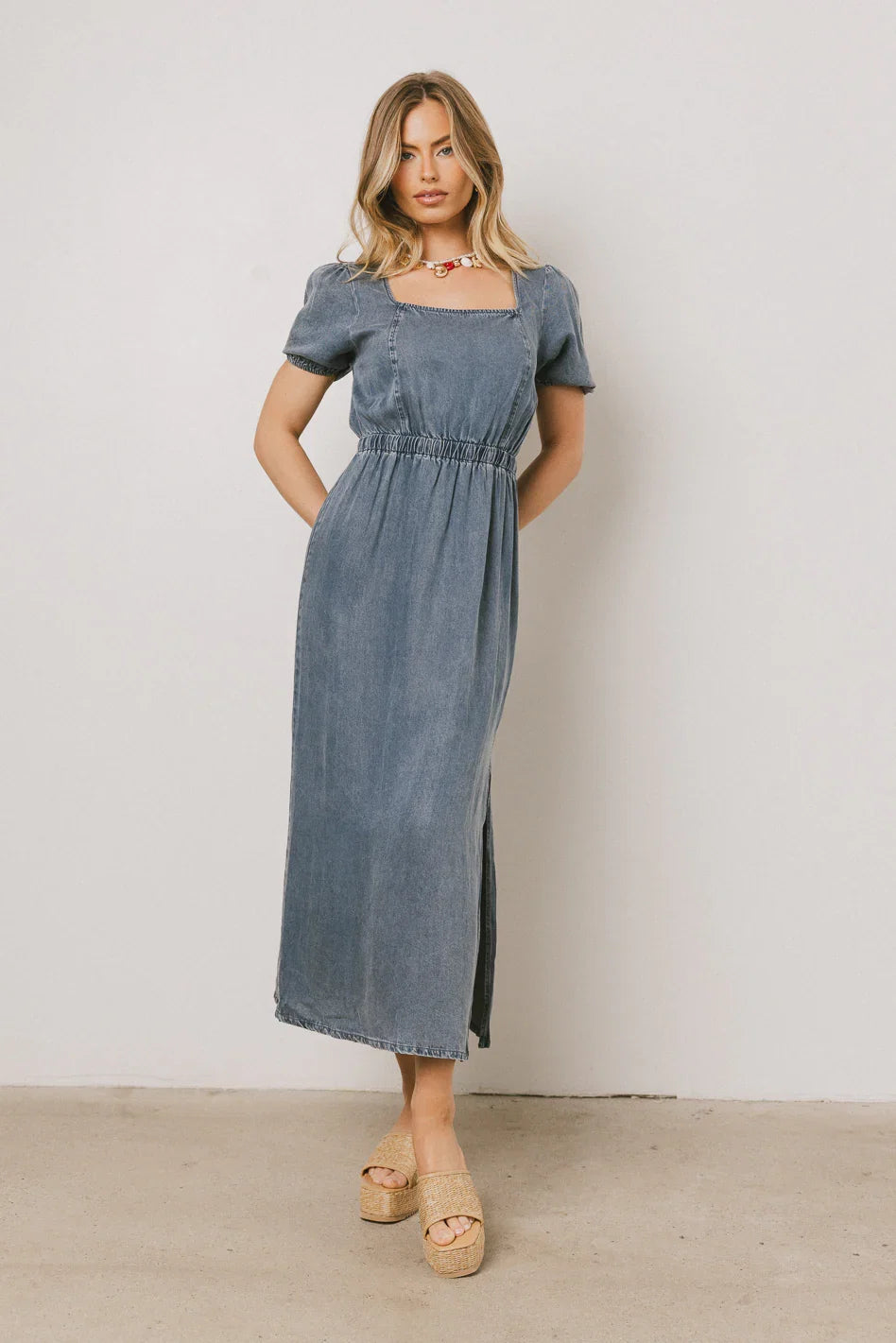 Gael Denim Maxi Dress FINAL SALE