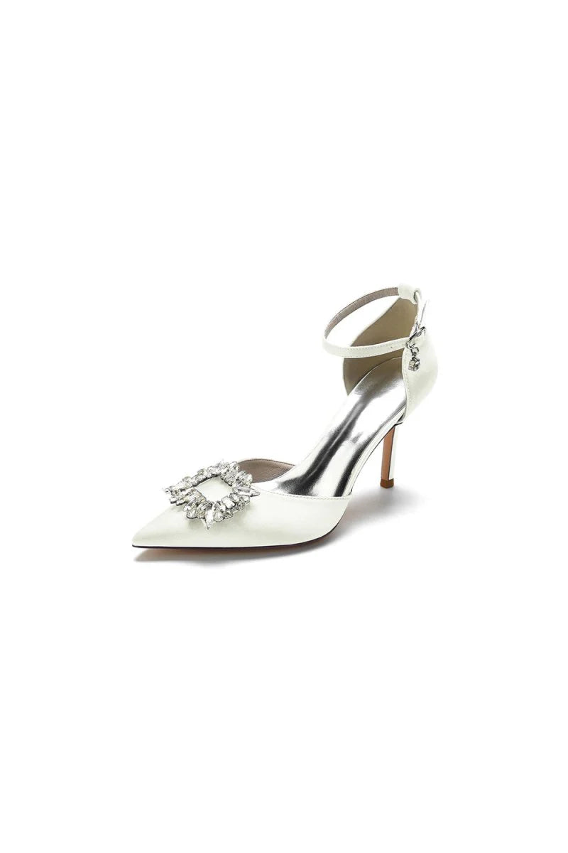 Pointed Toe Rhinestone Party Shoes