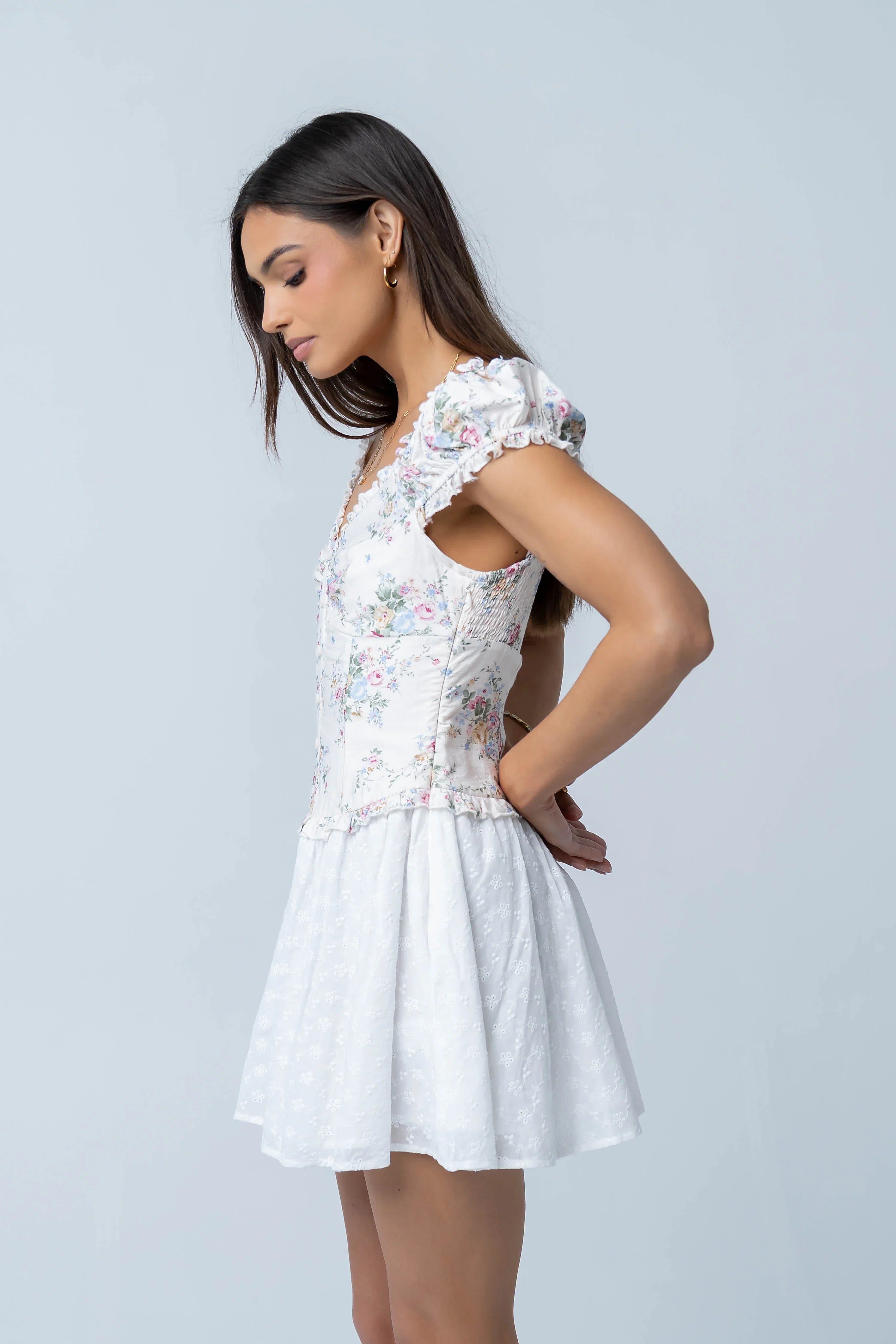 Maria Floral Mini Dress