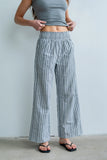 Indiana Striped Pants in Black