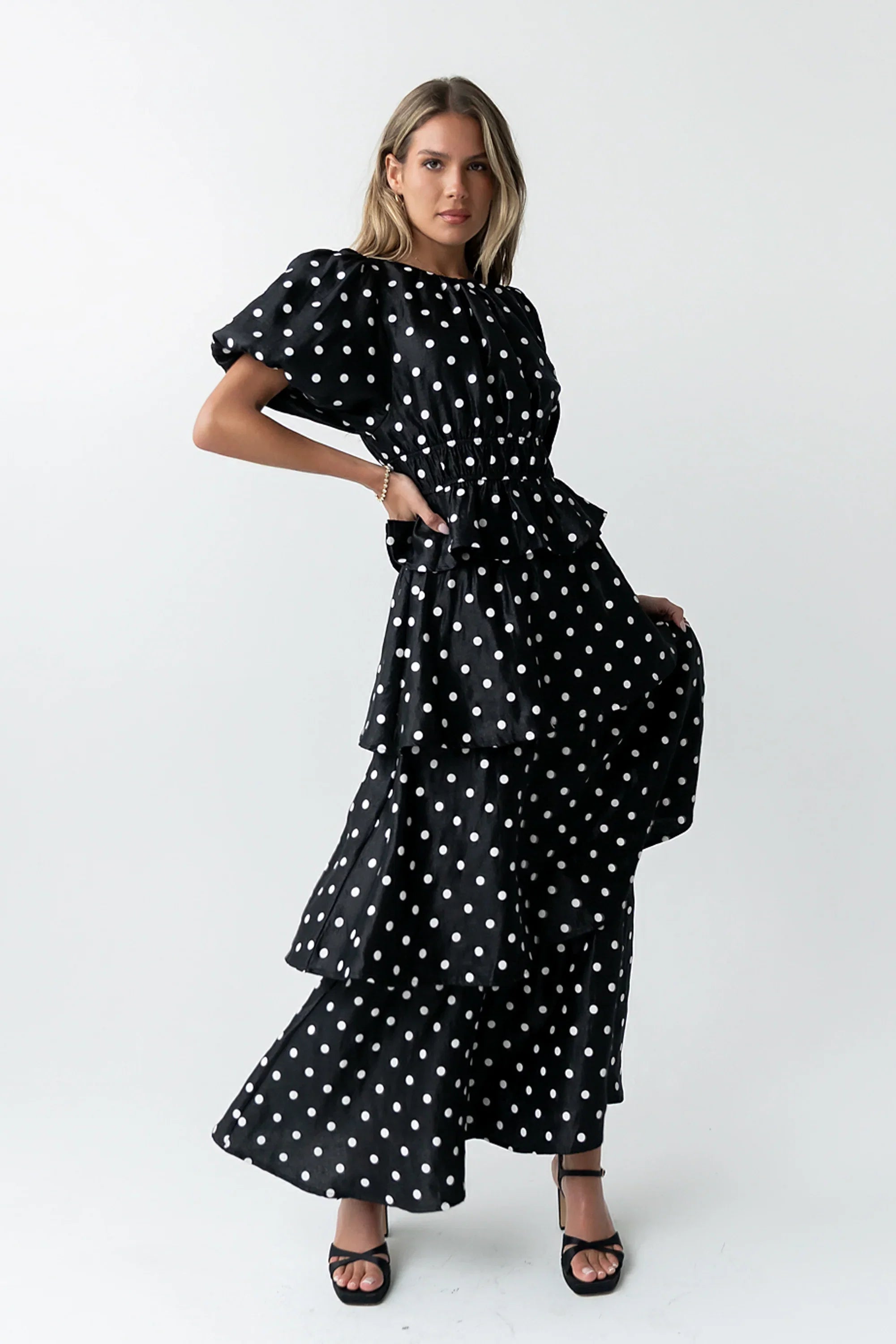 Terri Polka Dot Maxi Skirt FINAL SALE