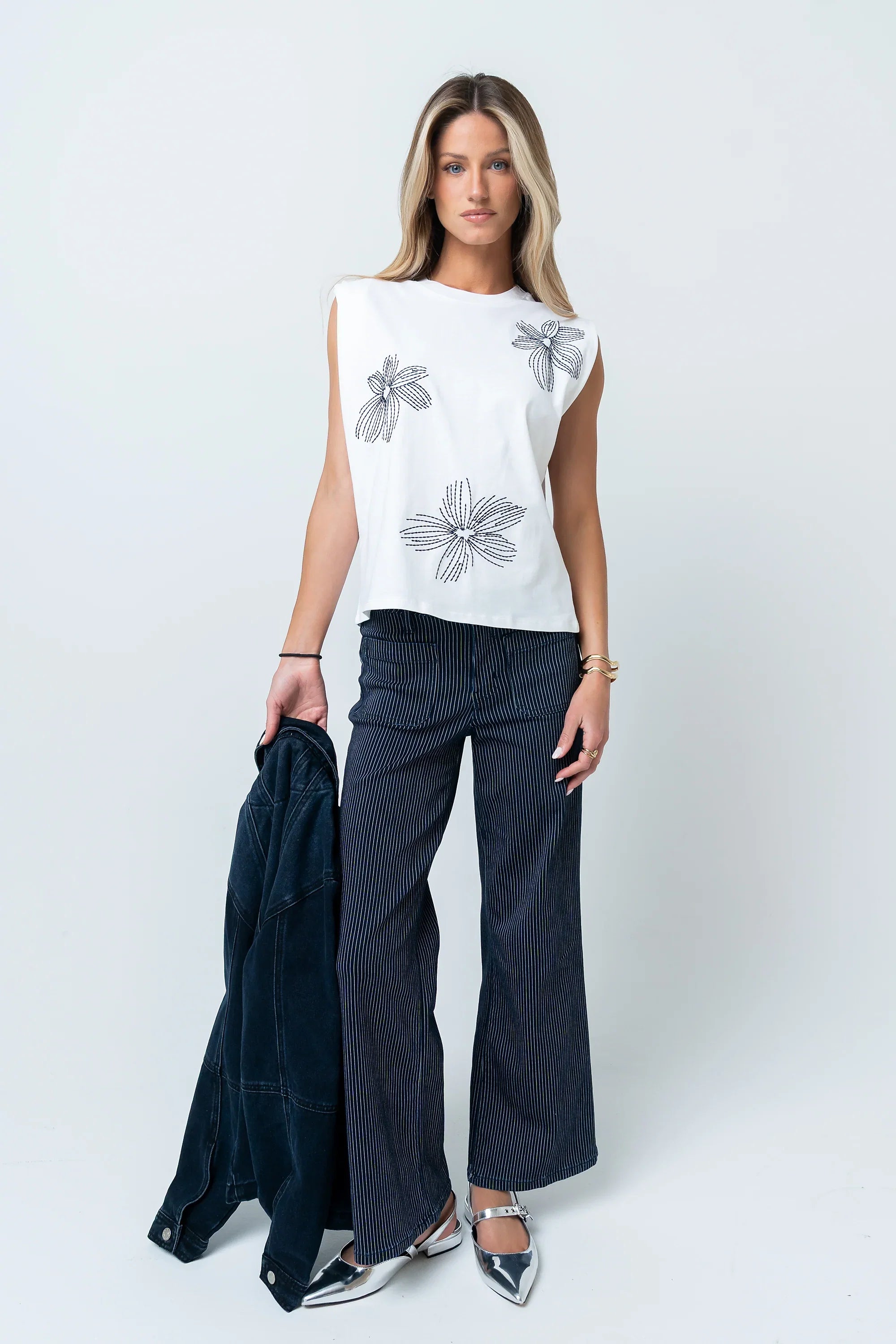 Bree Embroidered Top
