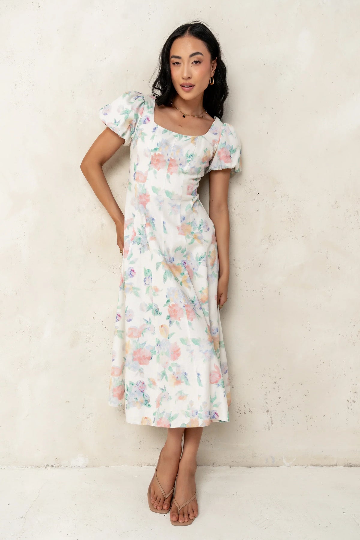 Mollie Floral Maxi Dress